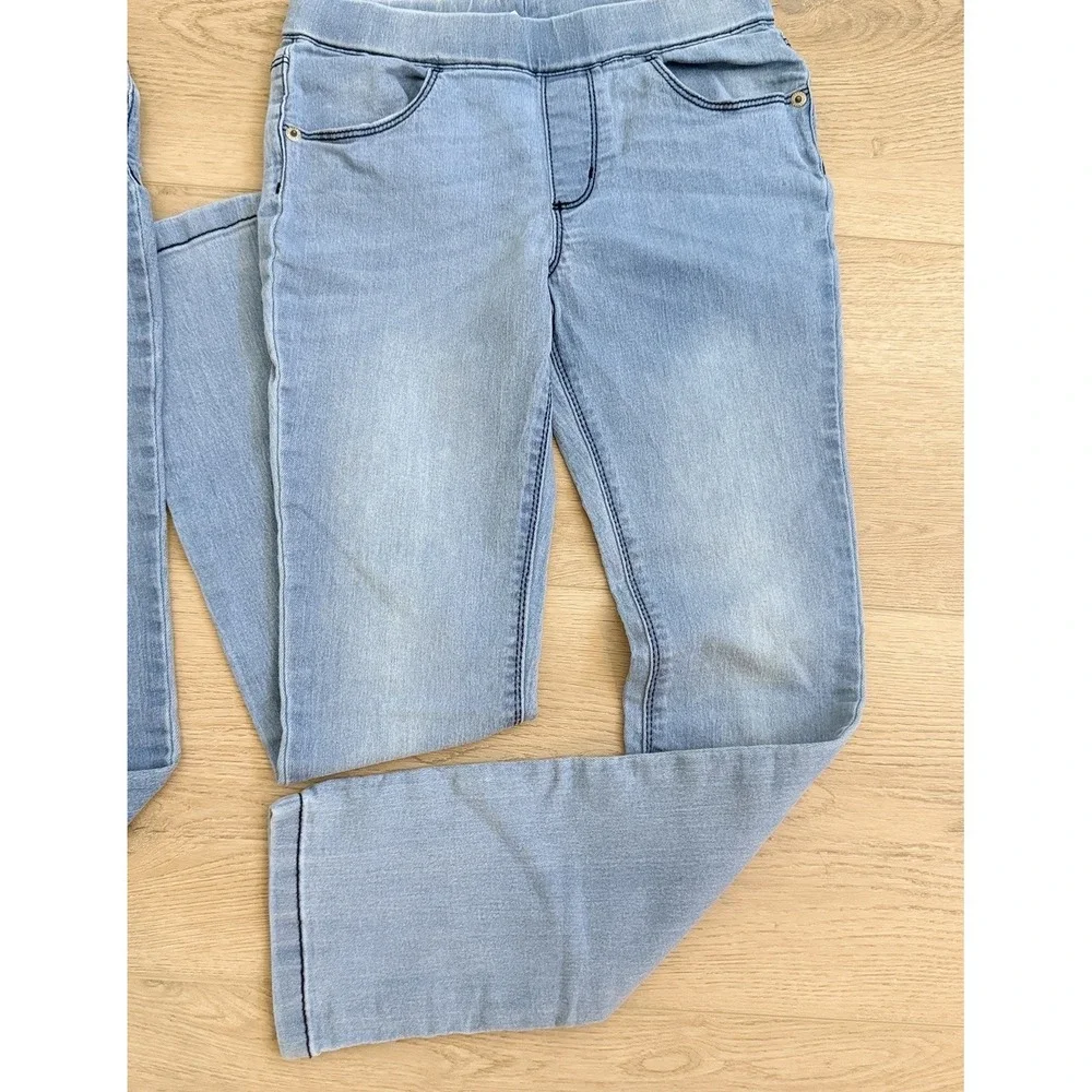 GYMBOREE Pull on Jeggings Girls Light Wash Denim Lot Of 2, Size 10